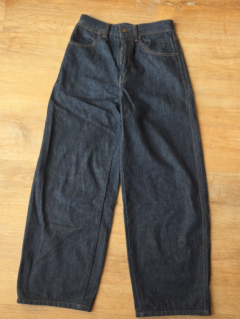 UNIQLO BAGGY Dark Wash JEANS SZ 23